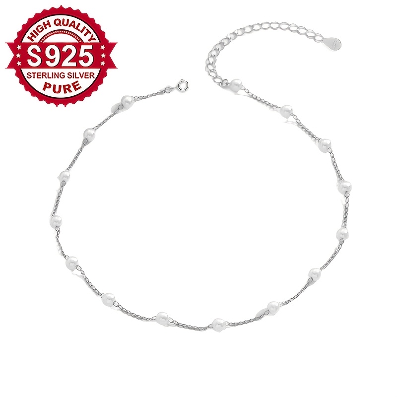 Women's S925 Silver Necklace — Everyday Elegance
